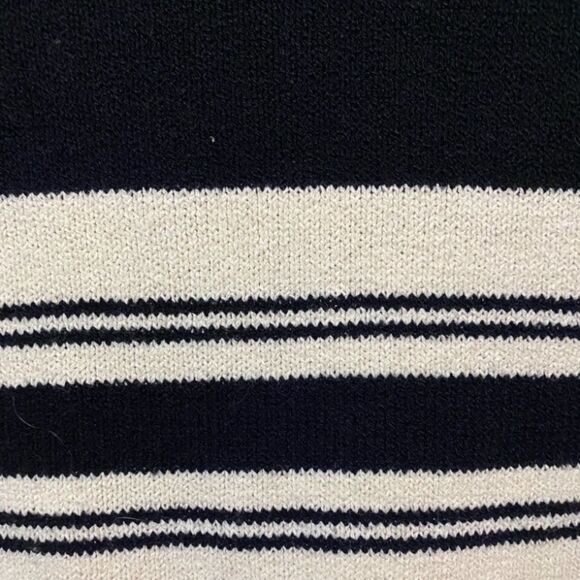 VTG 90s Express Tricot Quarter Zip Sweater Striped Rugby Boxy Oversized SZ Small - Picture 5 of 10